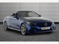 Used Mercedes C300 AMG Line Premium 245 HP (180 kW) 2019 Blue Cabriolet