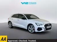 Used Audi A3 e-tron Competition 245 HP (180 kW) 2021 White Hatchback