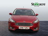 Used Ford Focus Titanium 150 HP (110 kW) 2017 Red Hatchback