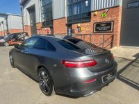 Used Mercedes E220 AMG line 194 HP (142 kW) 2017 Grey Coupe