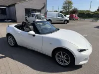 Used Mazda MX5 131 HP (96 kW) 2016 White Cabriolet