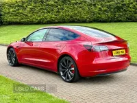 Used Tesla Model 3 Performance 461 kW (627 HP) 2019 Red Sedan