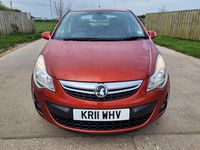 Used Vauxhall Corsa 90 HP (66 kW) 2011 Orange Hatchback