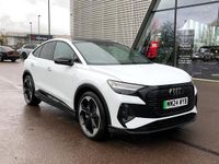 Used Audi Q4 Sportback e-tron Black Edition 82 kW (112 HP) 2024 Glacier white SUV