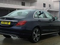 Used Mercedes C200 184 HP (135 kW) 2019 Blue Sedan