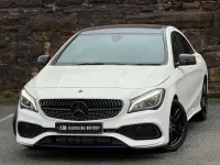Used Mercedes CLA180 AMG line 122 HP (89 kW) 2017 White Sedan