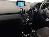 Used Audi A1 Black Edition 123 HP (90 kW) 2018 White Hatchback