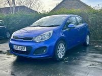 Used Kia Rio 2014 Blue Hatchback