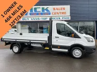Used Ford Transit 105 HP (77 kW) 2017 White Cabriolet