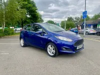 Used Ford Fiesta Zetec 2015 Blue Hatchback