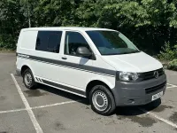 Used VW T5 102 HP (75 kW) 2013 White Van