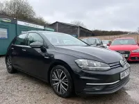Used VW Golf VII SE 130 HP (95 kW) 2017 Black Hatchback