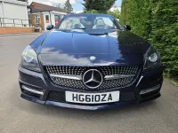 Used Mercedes SLK200 AMG 2011 Blue Cabriolet