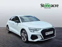 Used Audi A3 Black Edition 150 HP (110 kW) 2023 White Sedan