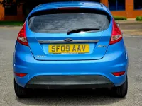 Used Ford Fiesta Zetec 81 HP (59 kW) 2009 Blue Hatchback
