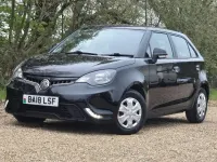 Used MG MG3 106 HP (77 kW) 2018 Black Hatchback