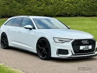 Used Audi A6 S-Line 204 HP (150 kW) 2020 White Estate