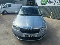 Used Skoda Fabia SE 86 HP (63 kW) 2011 Blue Hatchback