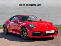 Used Porsche 911S 444 HP (326 kW) 2019 Red Cabriolet