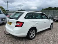 Used Skoda Fabia SE L 90 HP (66 kW) 2015 White Estate