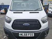Used Ford Transit 130 HP (95 kW) 2018 White Cabriolet