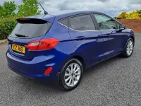 Used Ford Fiesta Titanium 125 HP (91 kW) 2018 Blue Hatchback
