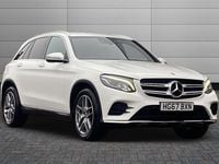 Used Mercedes GLC220 AMG line 170 HP (125 kW) 2017 Polar white Estate