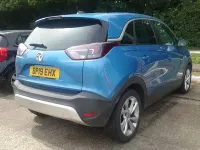 Used Vauxhall Crossland X S 130 HP (95 kW) 2019 Blue SUV