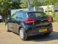 Used Kia Rio 83 HP (61 kW) 2018 Black Hatchback