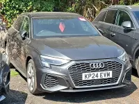 Used Audi A3 S-Line 110 HP (80 kW) 2024 Grey Hatchback