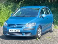 Used VW Golf Plus S 102 HP (75 kW) 2005 Blue MPV