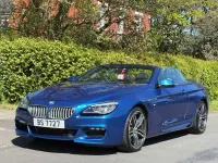 Used BMW 650 Cabriolet M Sport 450 HP (330 kW) 2017 Blue Cabriolet