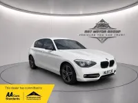 Used BMW 118 Sport Line 2015 White Hatchback