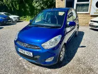 Used Hyundai i10 Style 86 HP (63 kW) 2012 Blue Hatchback