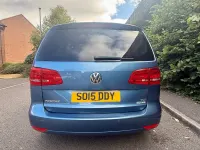 Used VW Touran SE 105 HP (77 kW) 2015 Blue MPV