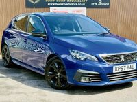 Used Peugeot 308 GT-line 120 HP (88 kW) 2017 Blue Hatchback