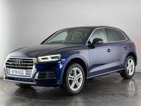 Used Audi Q5 S-Line 252 HP (185 kW) 2018 Blue SUV