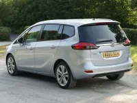Used Vauxhall Zafira SRi 140 HP (102 kW) 2015 Silver MPV