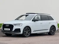 Begagnad Audi Q7 Black Edition 340 HK (250 kW) 2021 Vit SUV
