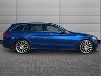 Used Mercedes C250 AMG Line Premium 204 HP (150 kW) 2018 Blue Estate