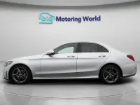 Used Mercedes C220 AMG line 194 HP (142 kW) 2019 Silver Sedan