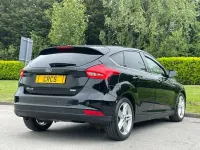 Used Ford Focus Zetec 125 HP (91 kW) 2016 Black Hatchback