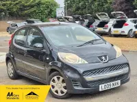 Used Peugeot 107 68 HP (50 kW) 2009 Black Hatchback