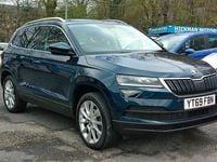 Used Skoda Karoq SE L 115 HP (84 kW) 2019 Blue SUV