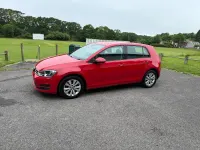 Used VW Golf VII SE 122 HP (89 kW) 2013 Red Hatchback
