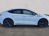 Used Skoda Enyaq iV vRS 219 kW (299 HP) 2022 Moon white metallic SUV