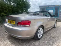 Used BMW 120 Cabriolet Comfort Edition 177 HP (130 kW) 2009 Silver Cabriolet