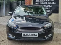 Used Ford Focus Titanium 125 HP (91 kW) 2016 Black Hatchback