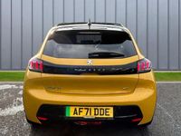 Used Peugeot e-208 GT 98 kW (134 HP) 2021 Yellow Hatchback
