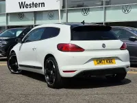 Used VW Scirocco Black Edition 125 HP (91 kW) 2017 White Coupe
